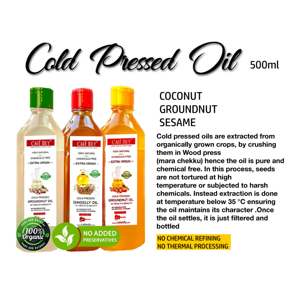 
                  
                    Coldpressed Pure & Organic Coconut Oil (500ml)
                  
                