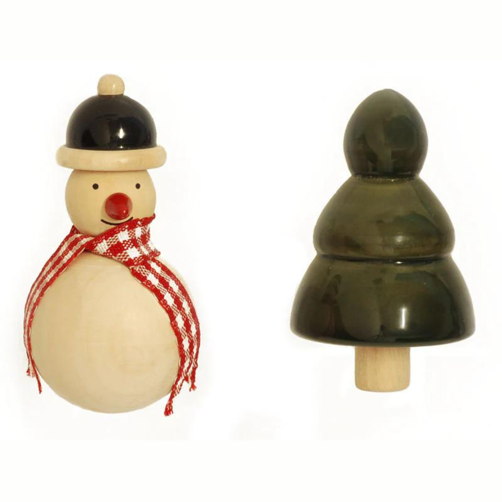 
                  
                    Fairkraft Creations Handmade Snowman and Xmas Tree Wooden Fridge Magnets (Set of 2)
                  
                