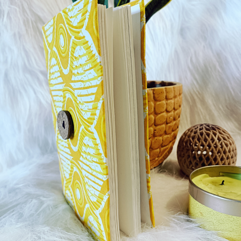 
                  
                    Empower Studio Yellow Amaltas Fabric Notebook
                  
                