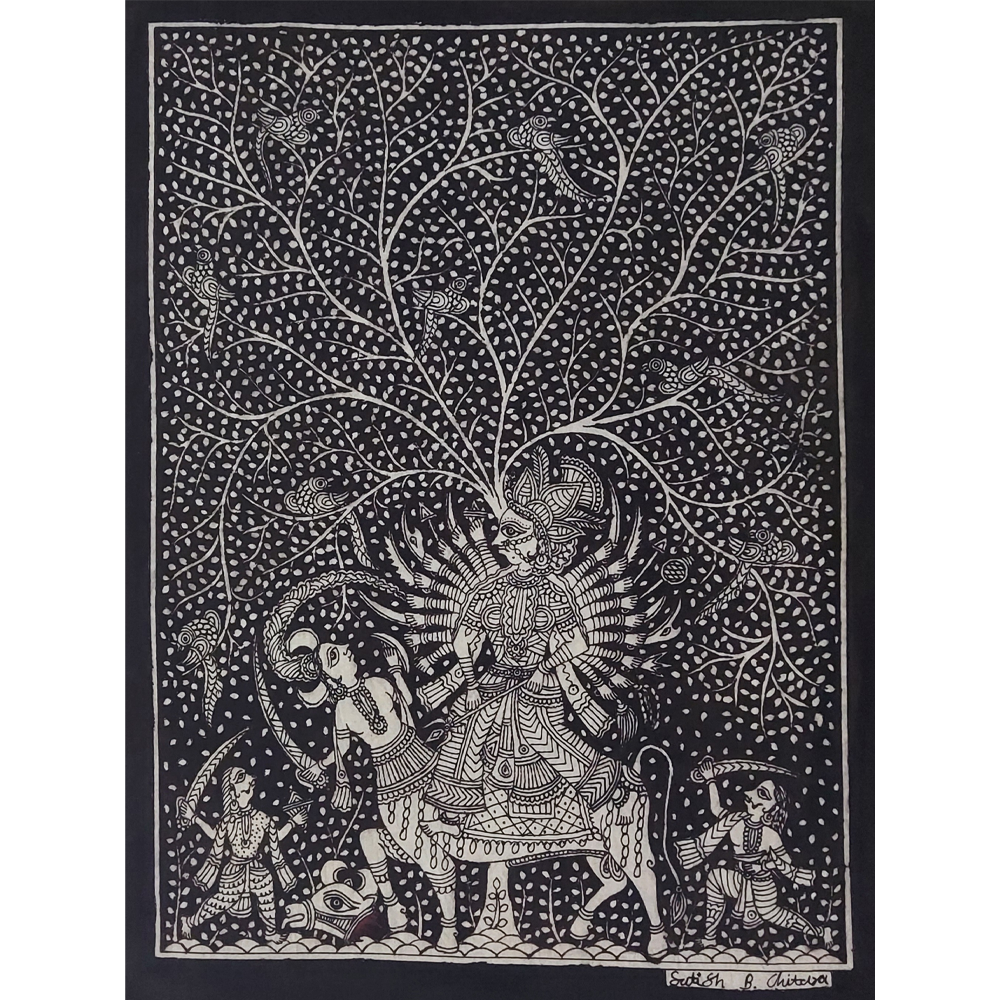 
                  
                    Durga Mata Handmade Painting
                  
                