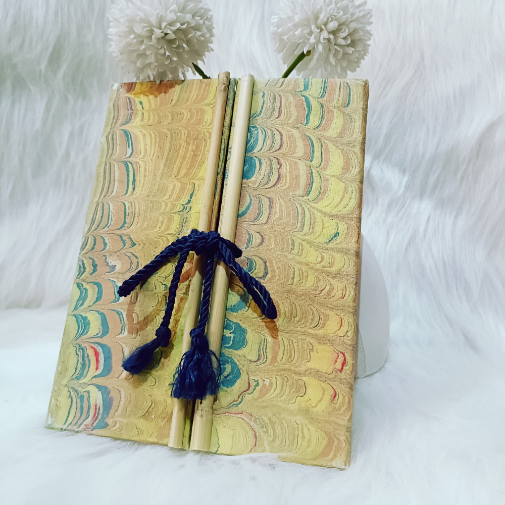 
                  
                    Empower Studio Peacock Dreams - Handmade Paper Diary with Centre Opening
                  
                