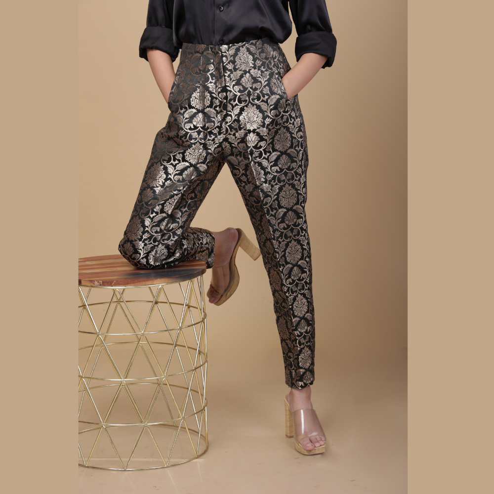 
                  
                    Brocade Tailored Pants for Women
                  
                