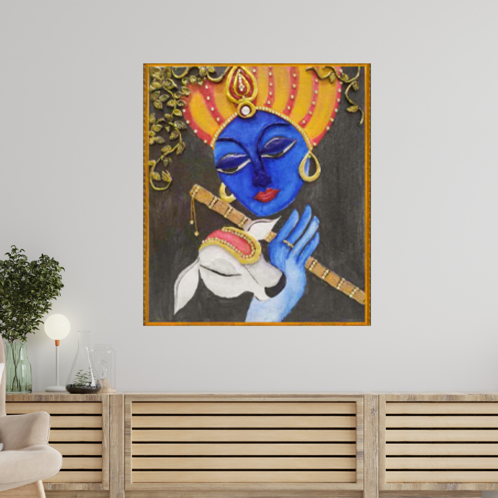 Krishna Canvas Painting