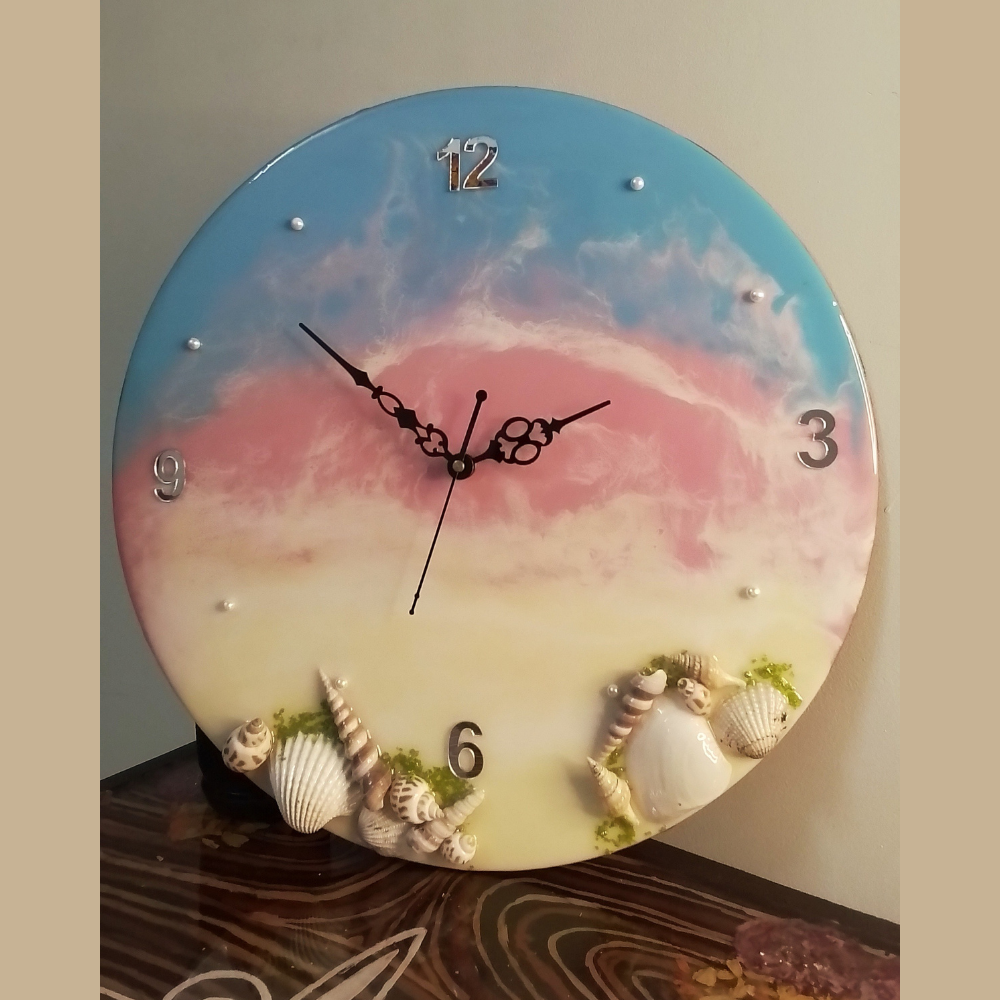 The Fantasea Resin Wall Clock