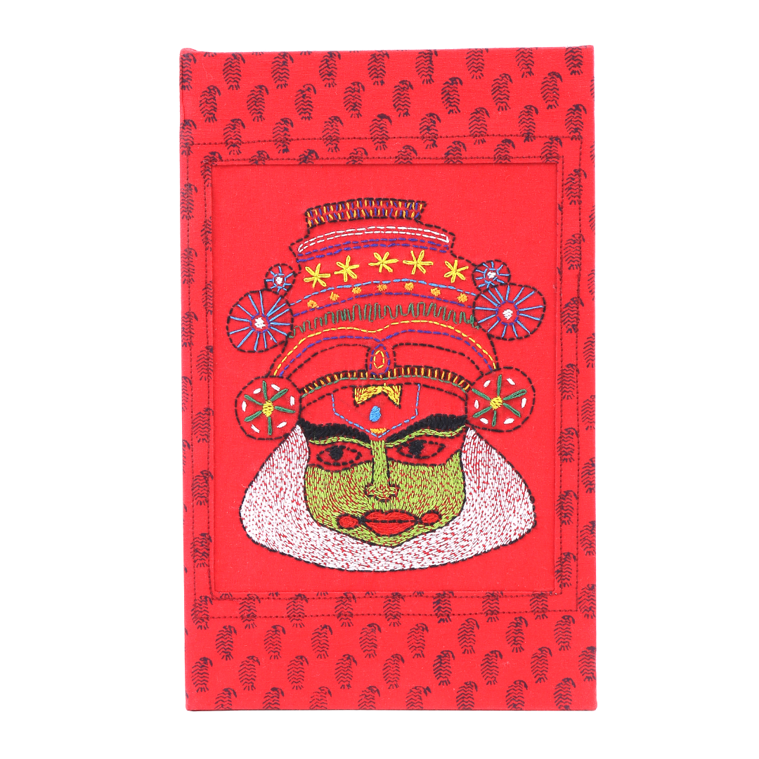 
                  
                    Indha Kathakali Hand-block Print Book Case
                  
                