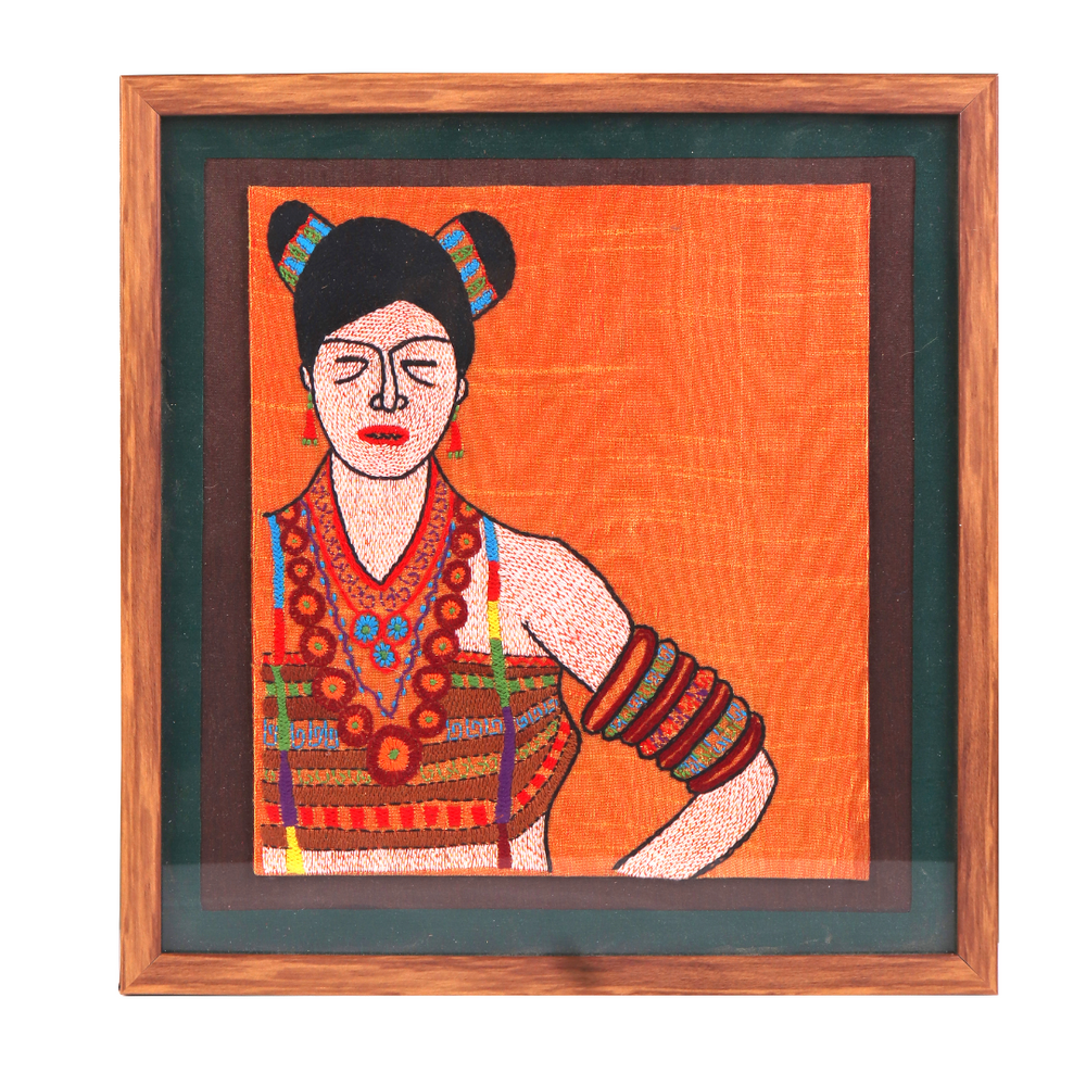 
                  
                    Indha Khasi Woman Wall Decor
                  
                