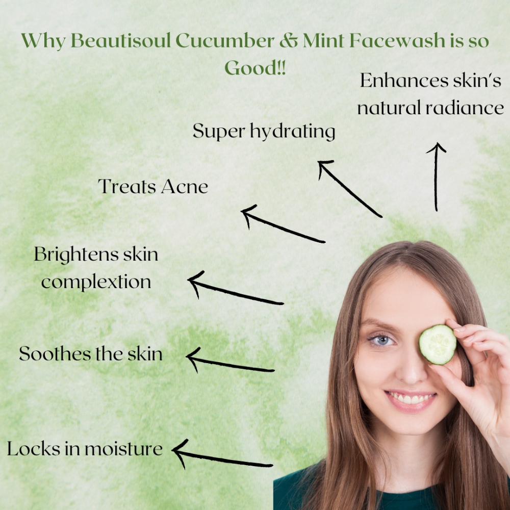 
                  
                    Beautisoul Cucumber and Mint Facewash (100ml)
                  
                