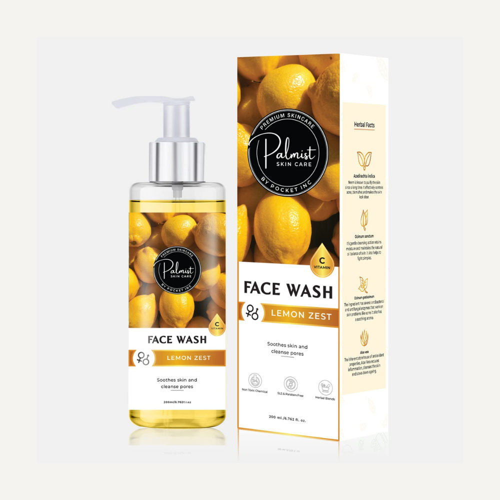 
                  
                    Palmist Vitamin C Face Wash Lemon Zest (200ml)
                  
                