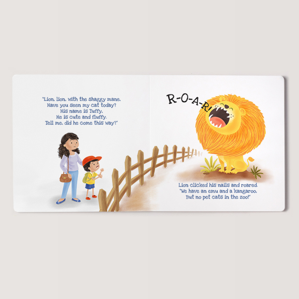 
                  
                    Zooboo "Is your cat in the zoo?" 8" Board Book
                  
                
