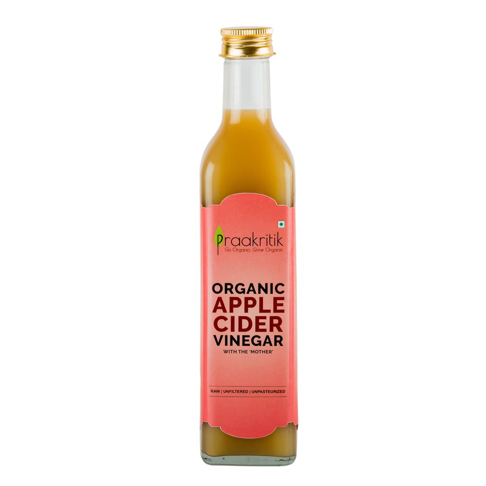 Praakritik Organic Apple Cider Vinegar Pure (500ml)