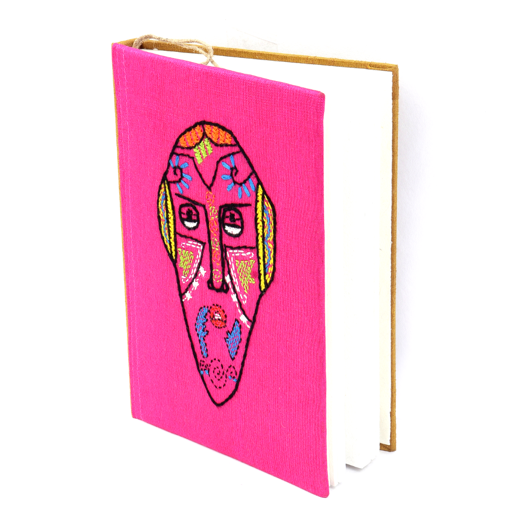 
                  
                    Indha Needlework Hand-Made Pink Diary With Recycled Paper
                  
                