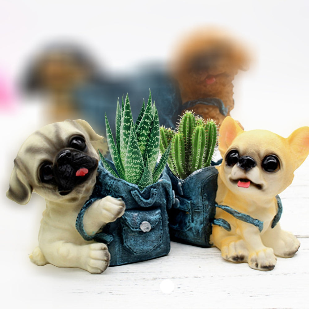 Dog Planters (Set of 2)