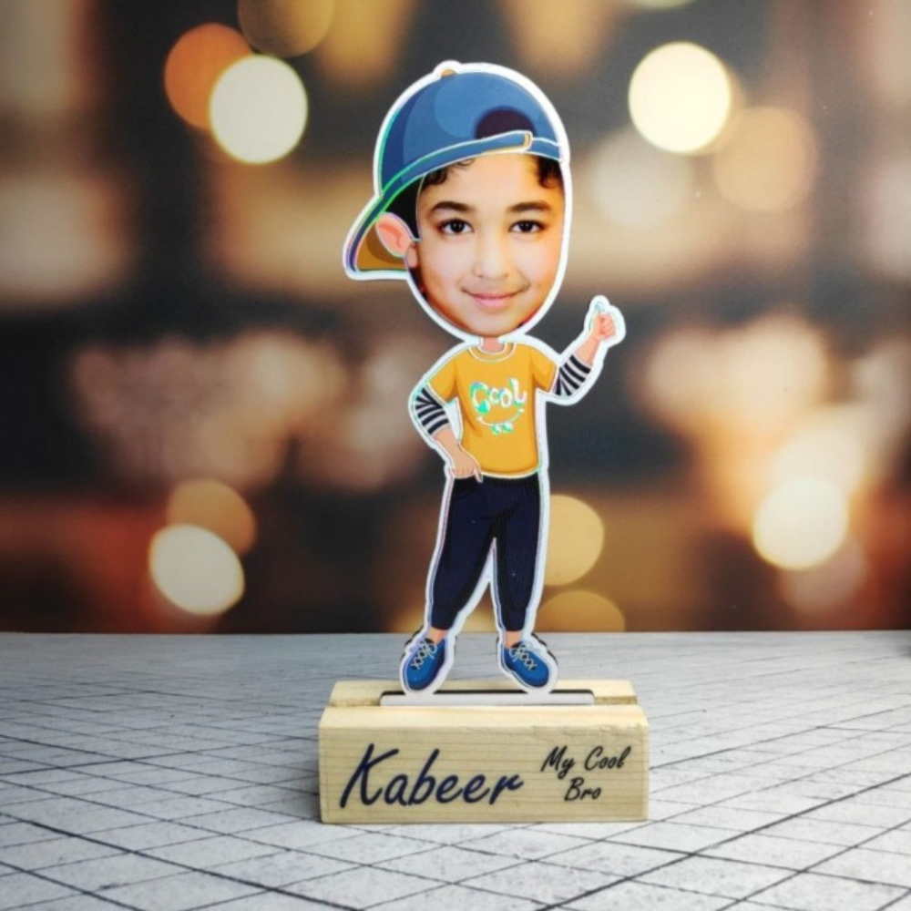 
                  
                    Personalized Wooden Caricature
                  
                