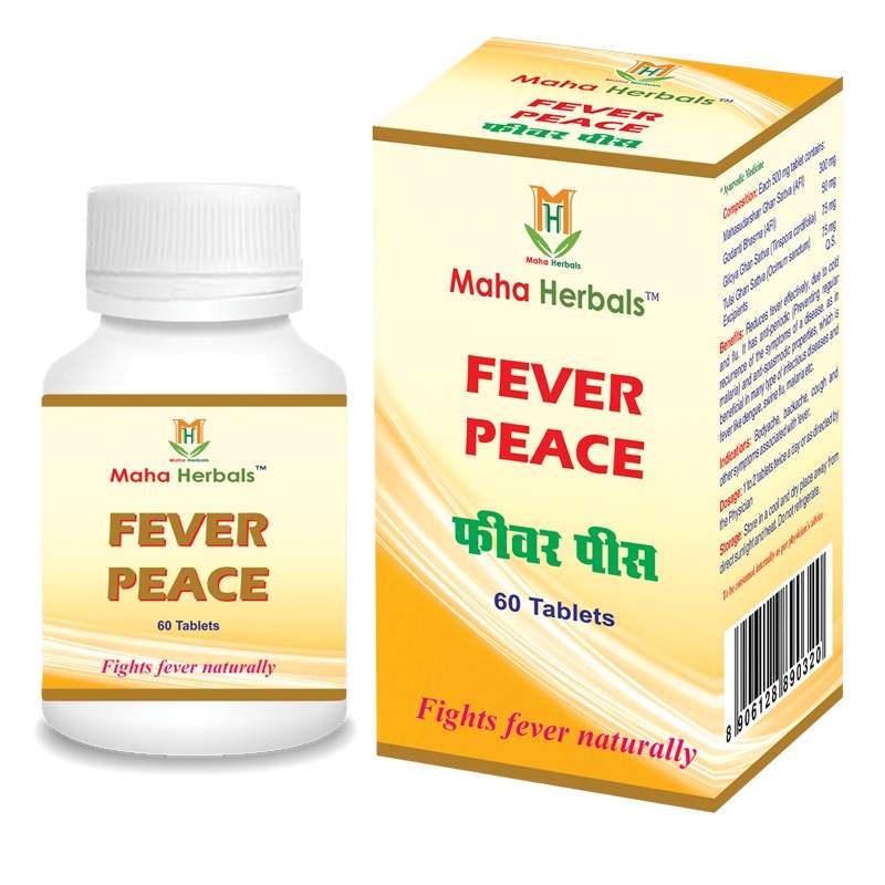 Maha Herbals Fever Peace Tablets (60 Tablets)