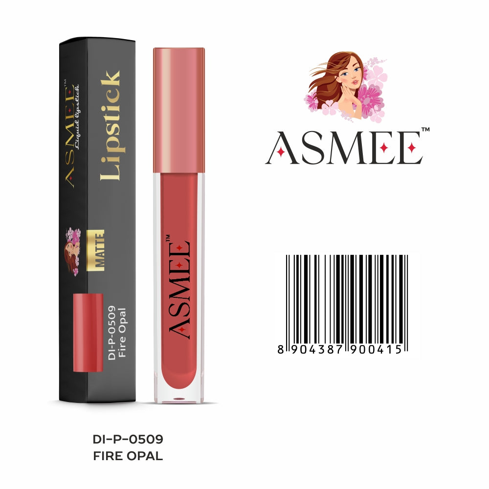 
                  
                    Fire Opal-Asmee Liquid Matte Lipstick (4ml)
                  
                
