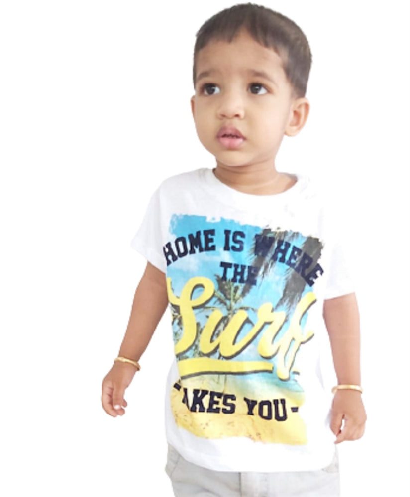 
                  
                    Boy's Flock Printed Cotton T-Shirts (1 to 7 Years)
                  
                