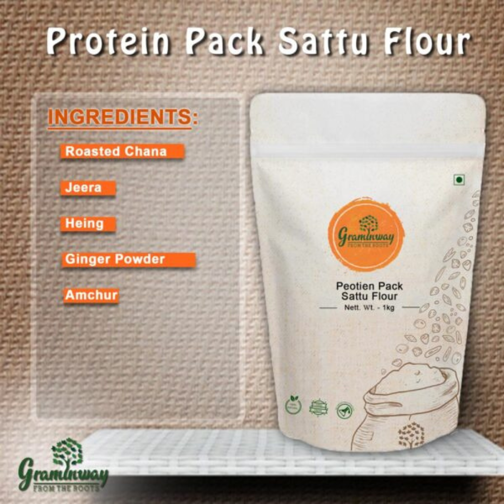 
                  
                    Graminway Protein Packed Sattu Flour (1kg)
                  
                