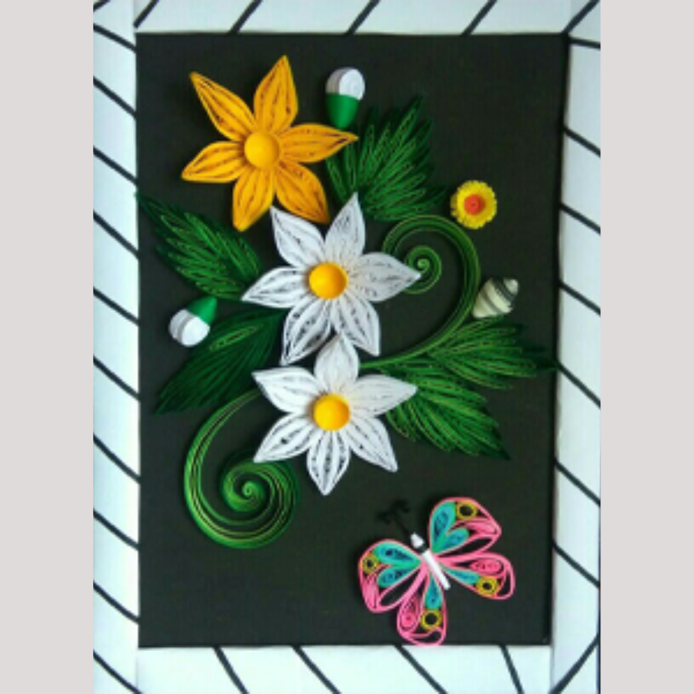 
                  
                    Paper Quilled Frame
                  
                