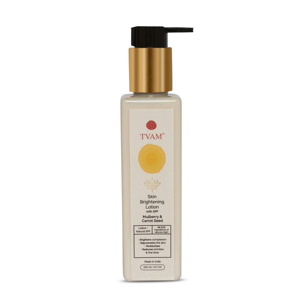 TVAM Mulberry & Carrot Seed Skin Brightening Lotion with SPF (200ml)