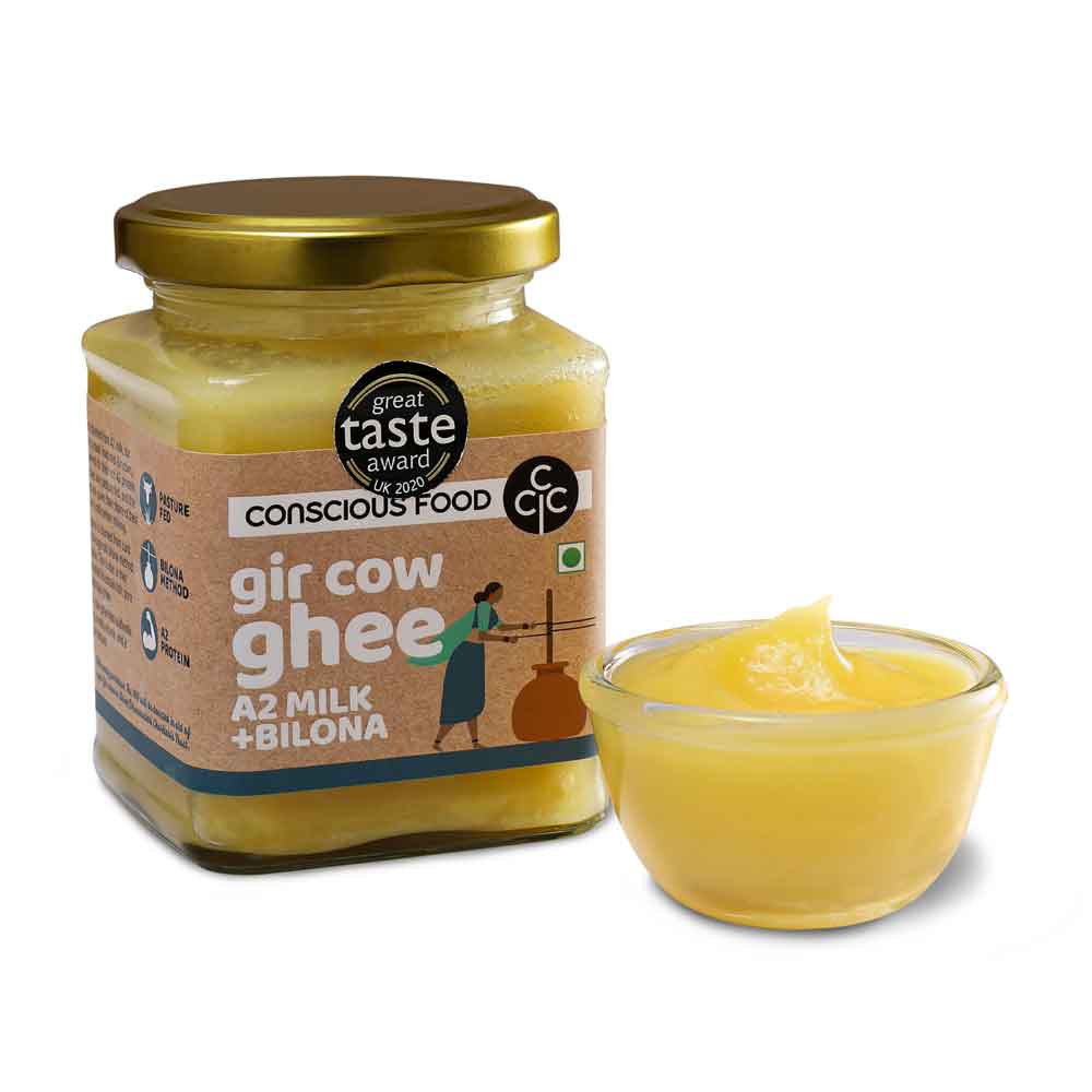 
                  
                    Conscious Food Gir Cow Ghee (200ml)
                  
                