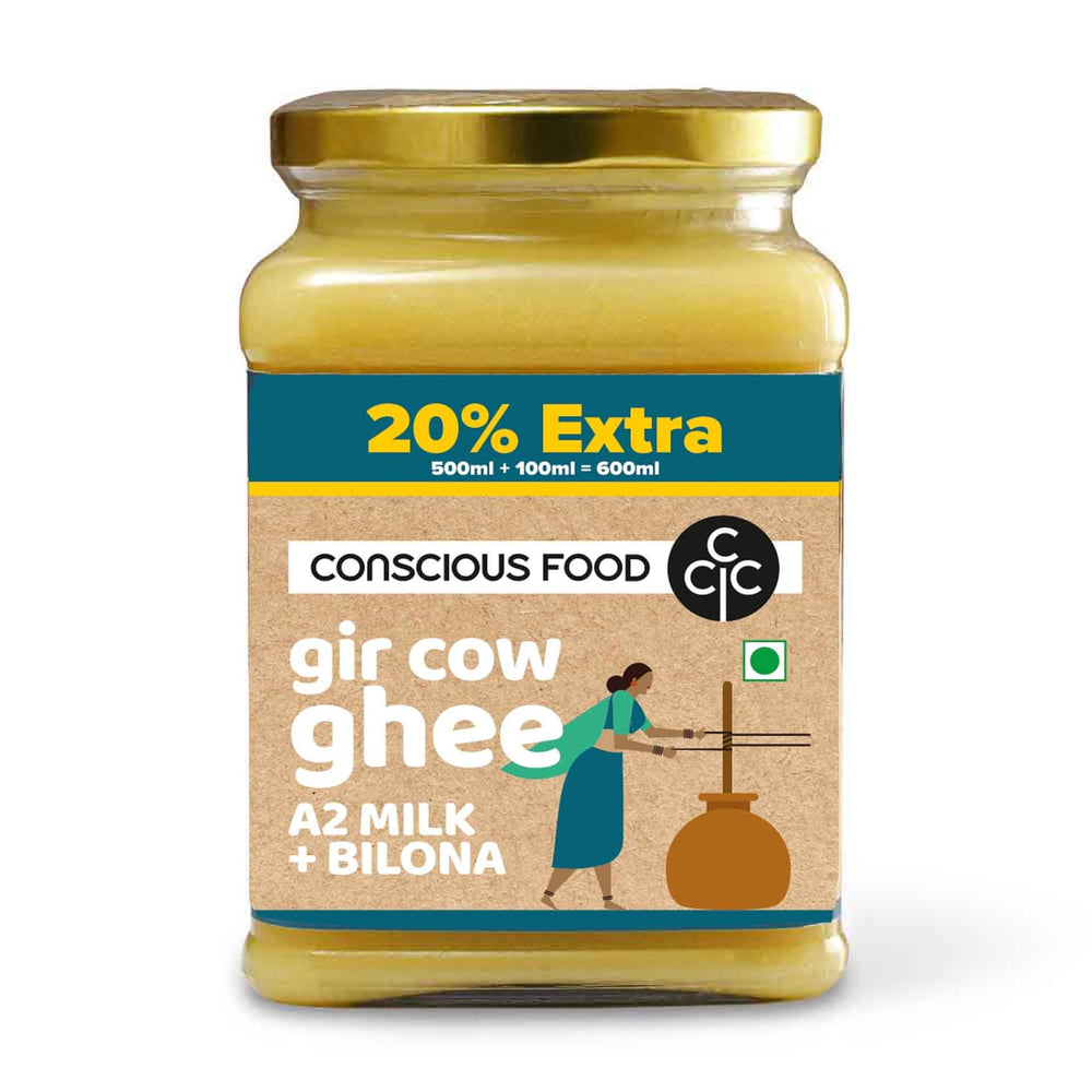 Conscious Food Gir Cow Ghee (500ml)