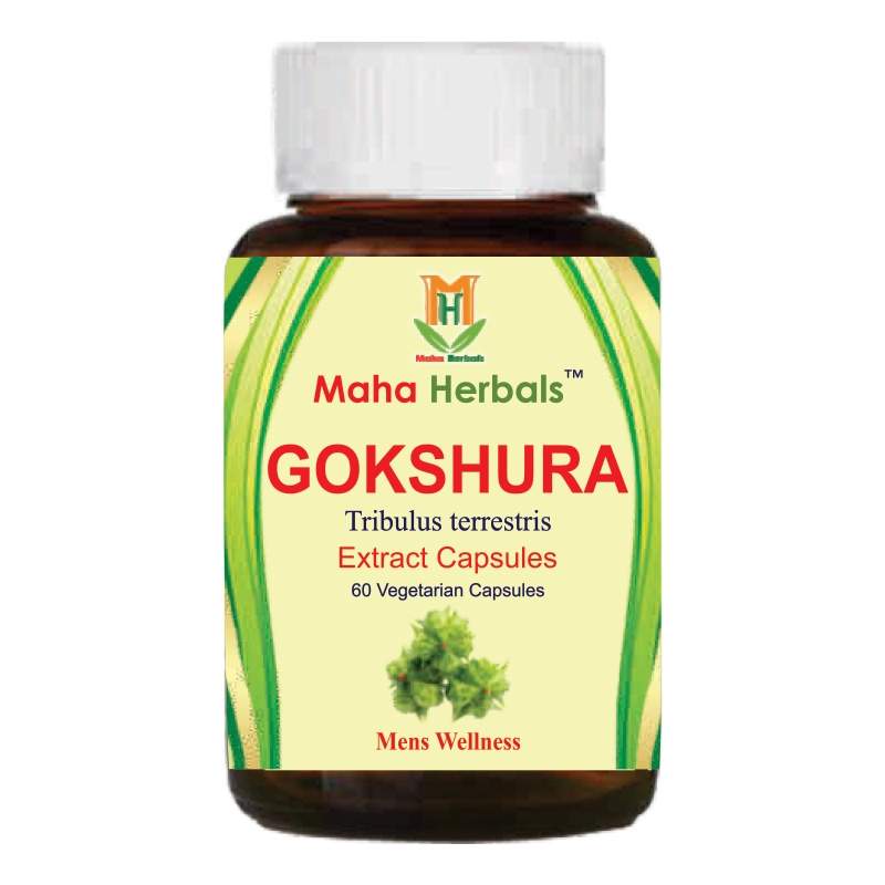 Maha Herbals Gokshura Extract Capsules (60 Capsules)