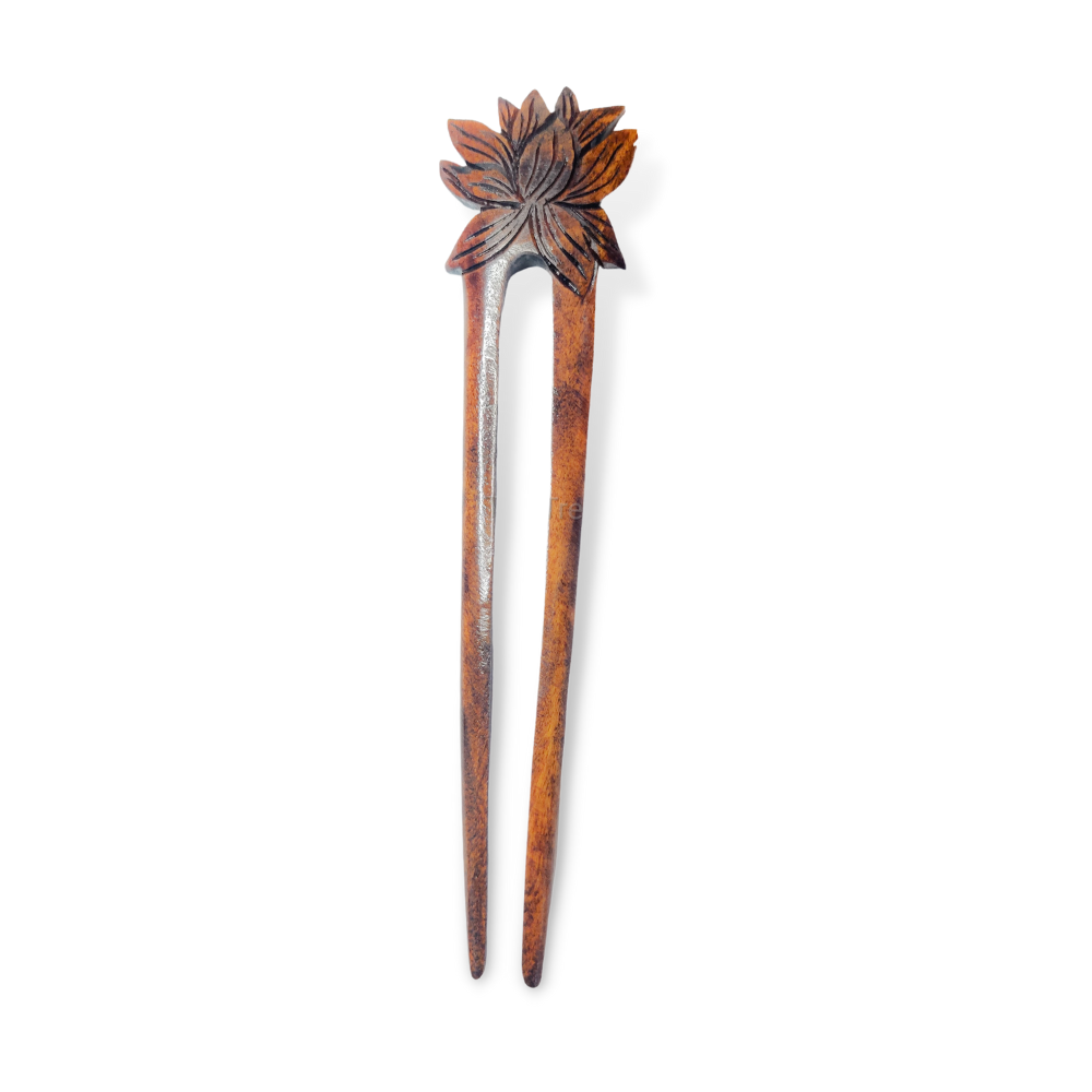 
                  
                    Lily Wooden Handcarved Hairfork
                  
                