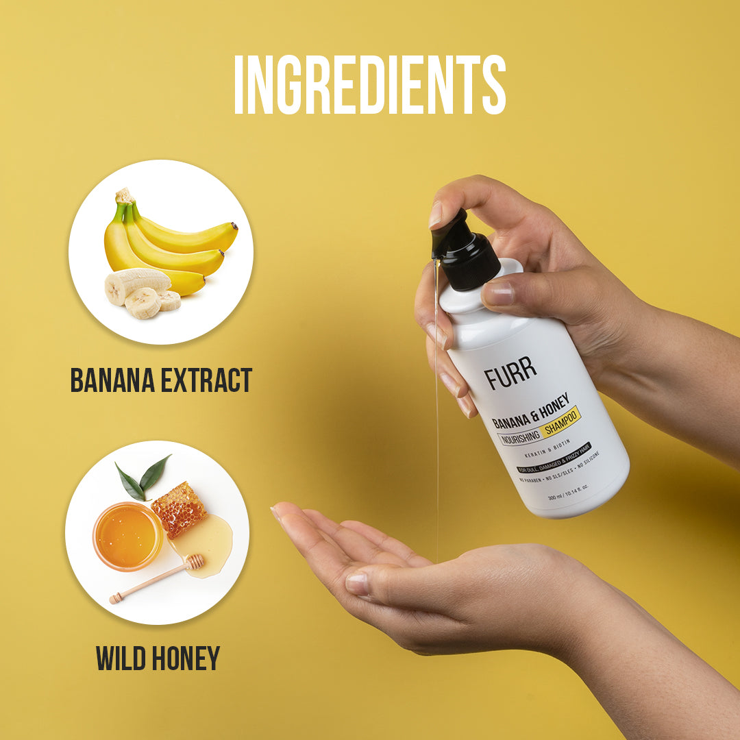 
                  
                    FURR Banana and Honey Nourishing Shampoo (300ml)
                  
                