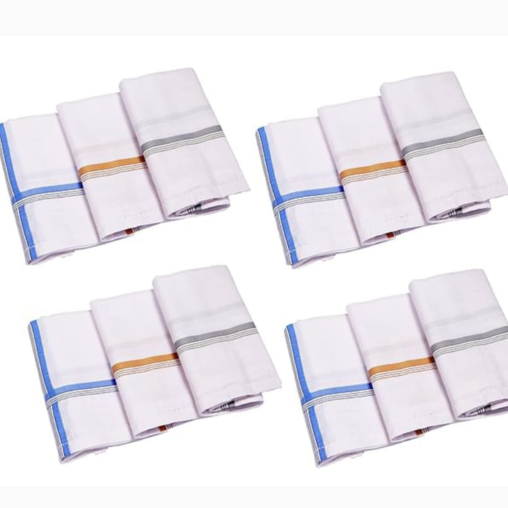 
                  
                    Plain White Handkerchief (Pack of 12)
                  
                