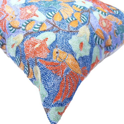 
                  
                    Handmade Cotton Kantha Stitch Embroidery Cotton Cushion Pillow Cover
                  
                