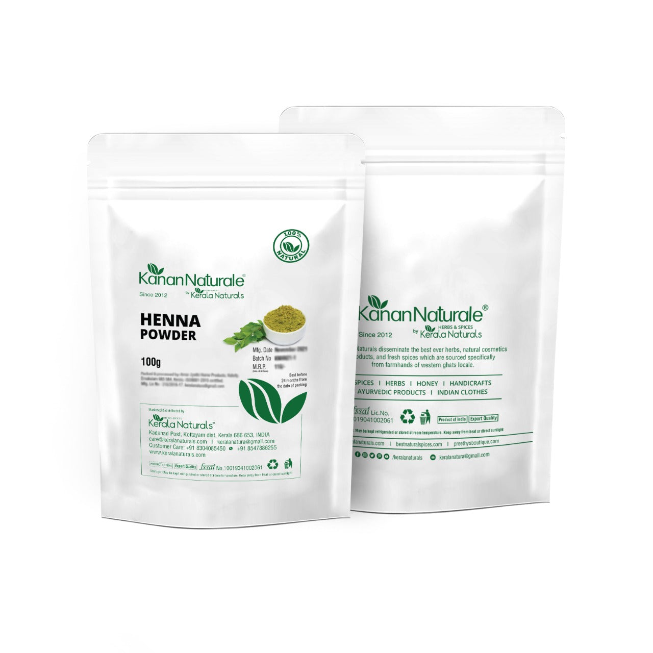 
                  
                    Kanan Naturale Henna Powder (100g x 2)
                  
                