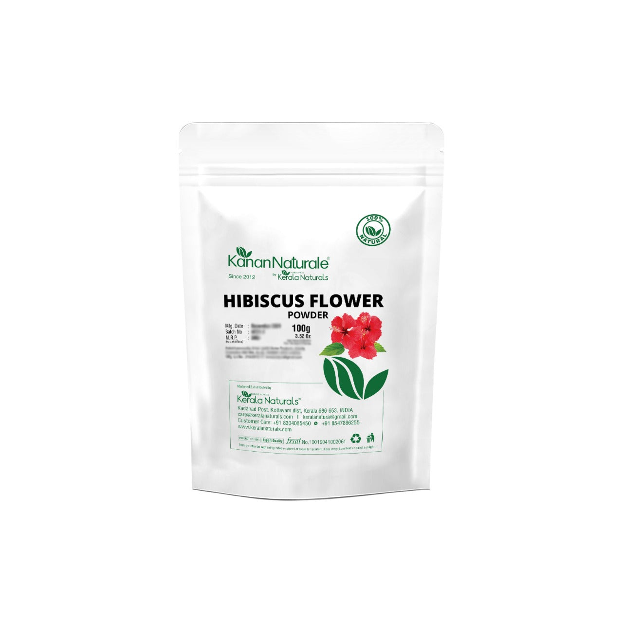 
                  
                    Kanan Natural Hibiscus Flower Powder (100g)
                  
                