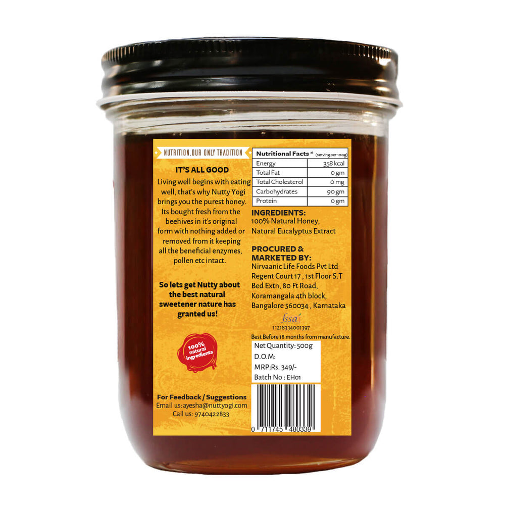
                  
                    Nutty Yogi Eucalyptus Honey (500g)
                  
                
