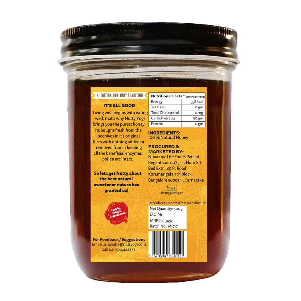 
                  
                    Nutty Yogi Multiflora Dark Honey (500g)
                  
                