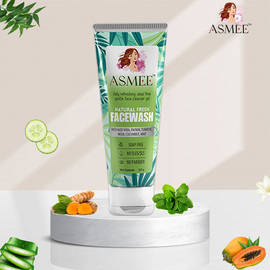 
                  
                    Asmee Natural Fresh Facewash (100g)
                  
                