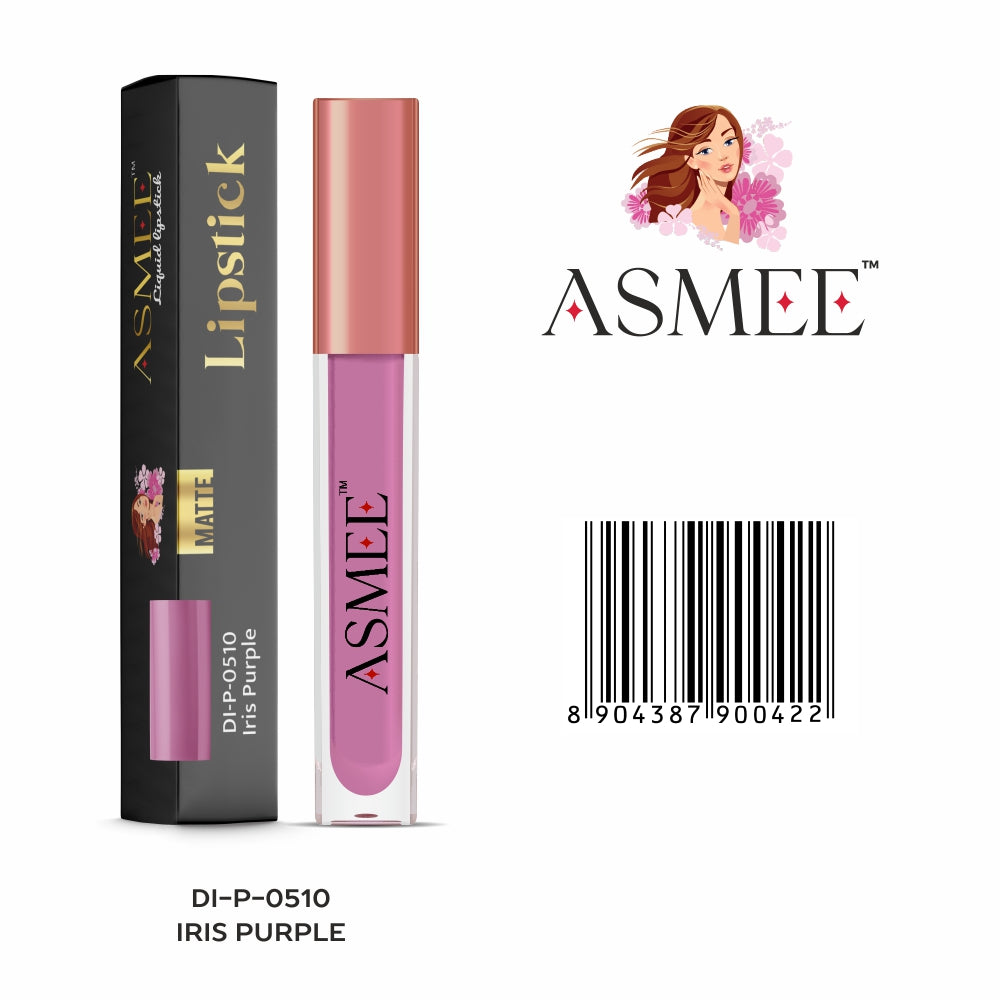 
                  
                    Iris Purple - Asmee Liquid Matte Lipstick (4ml)
                  
                