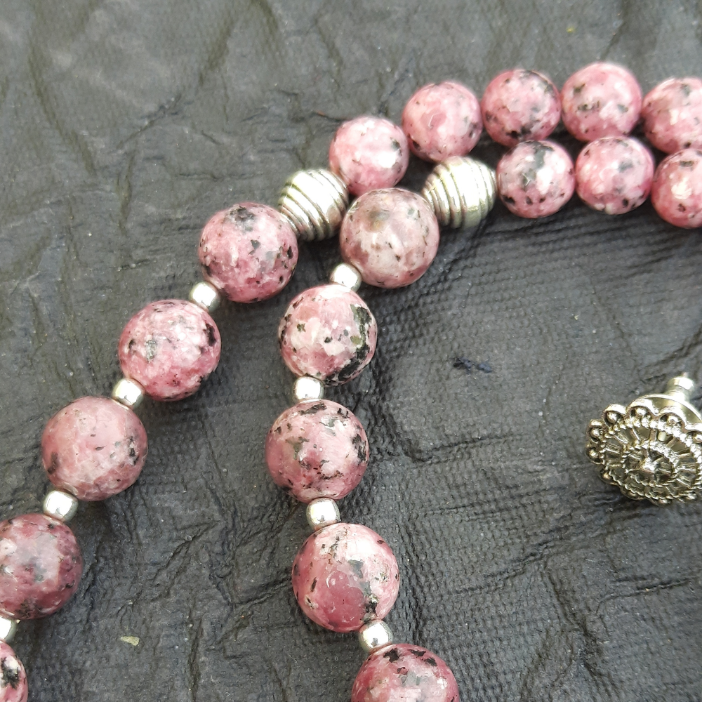 
                  
                    Mixed Pink Agate Beads Necklace Set
                  
                