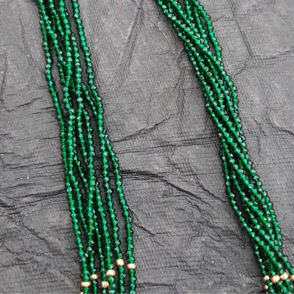 
                  
                    Multilayer Emerald Green Hydrobeads Necklace
                  
                