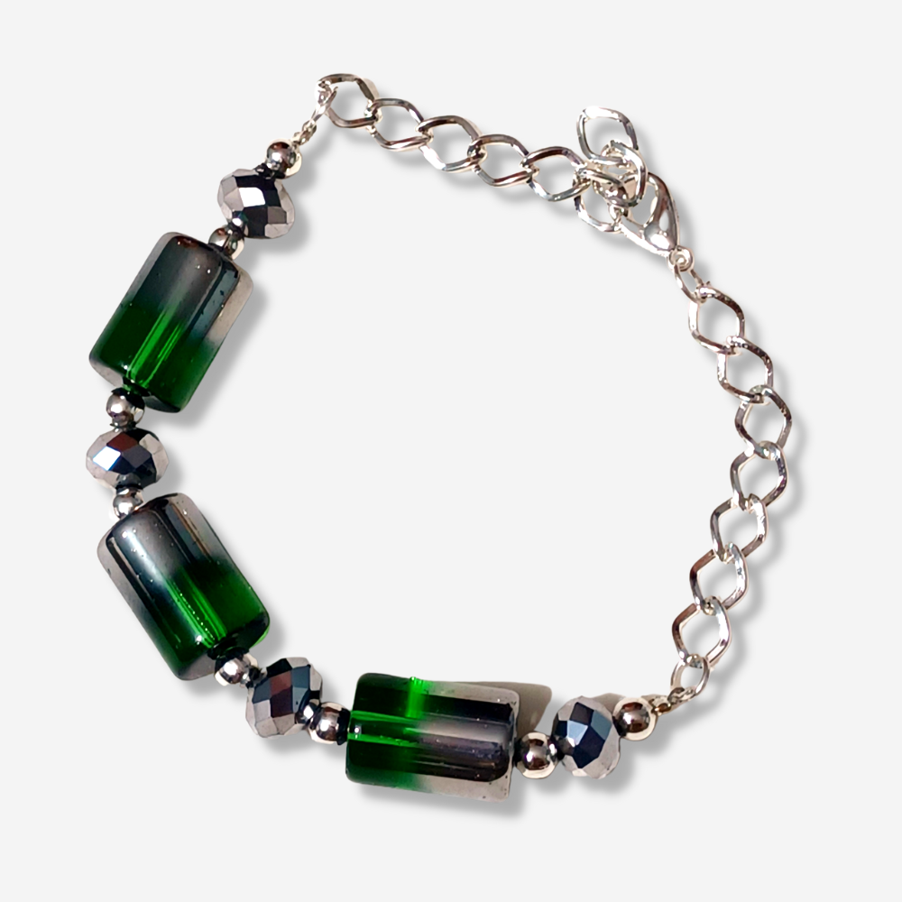 
                  
                    Green Sheen Bracelet
                  
                