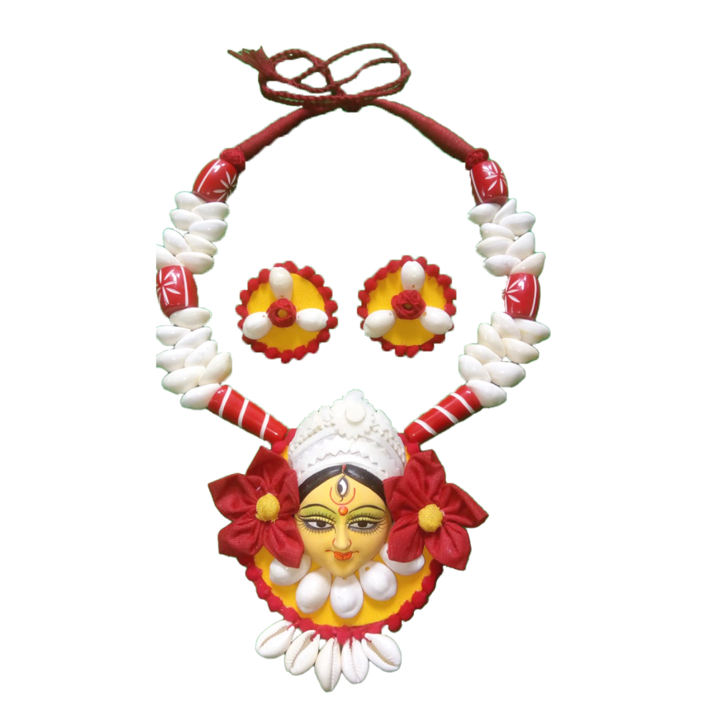 
                  
                    Handmade Durga Necklace Set
                  
                