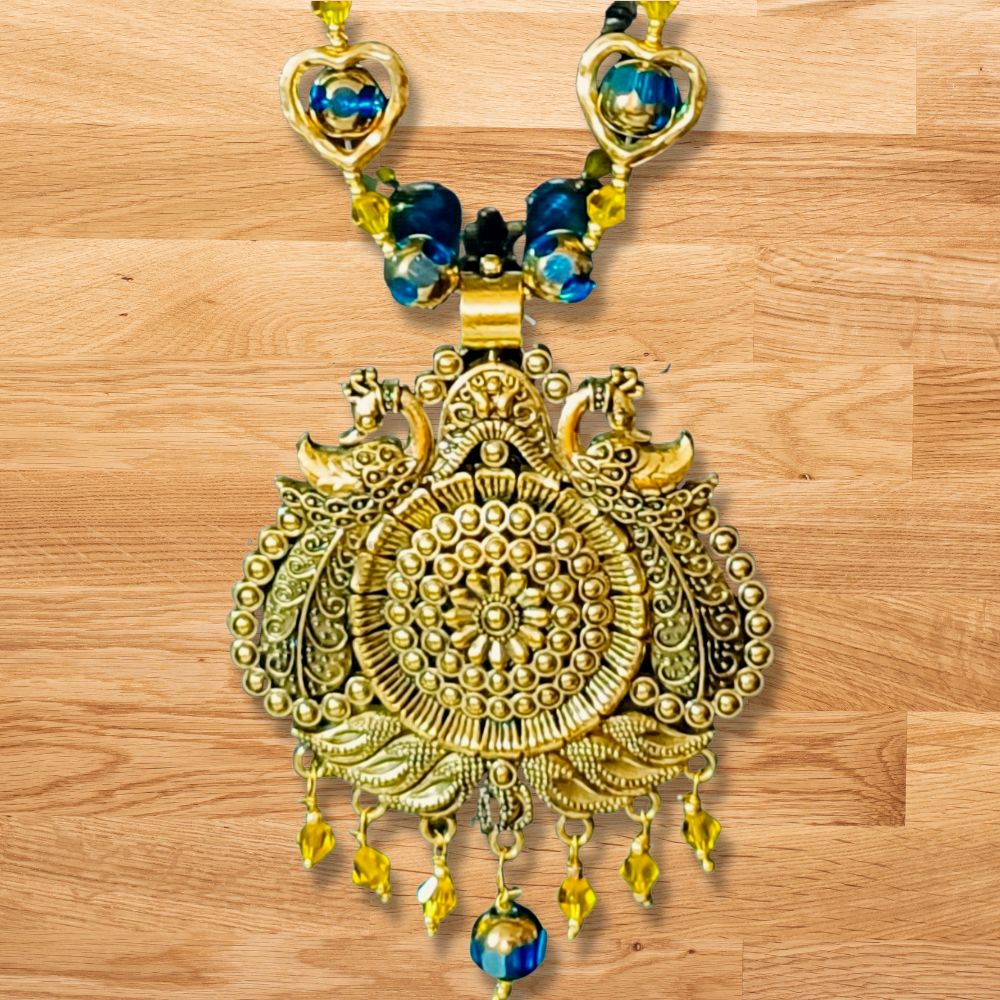 
                  
                    Light Blue Golden Designer Jewellery Set
                  
                