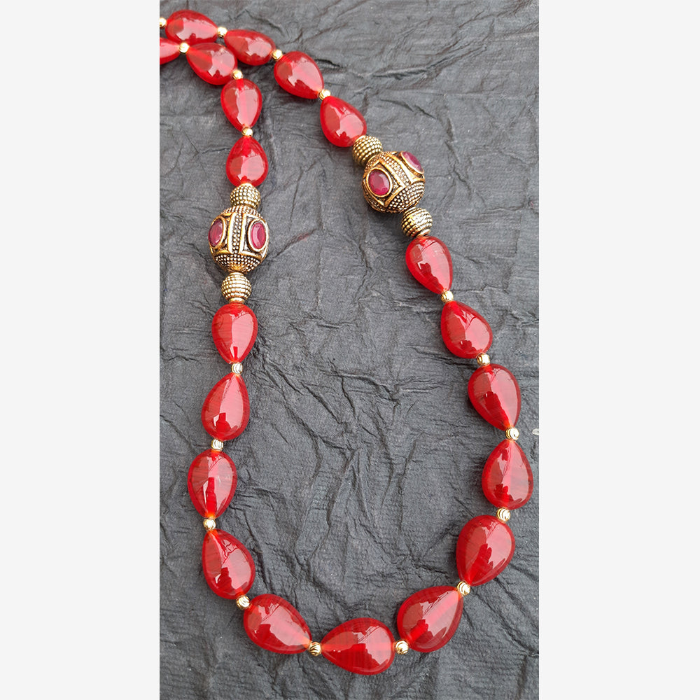 Bright Glass Beads Necklace