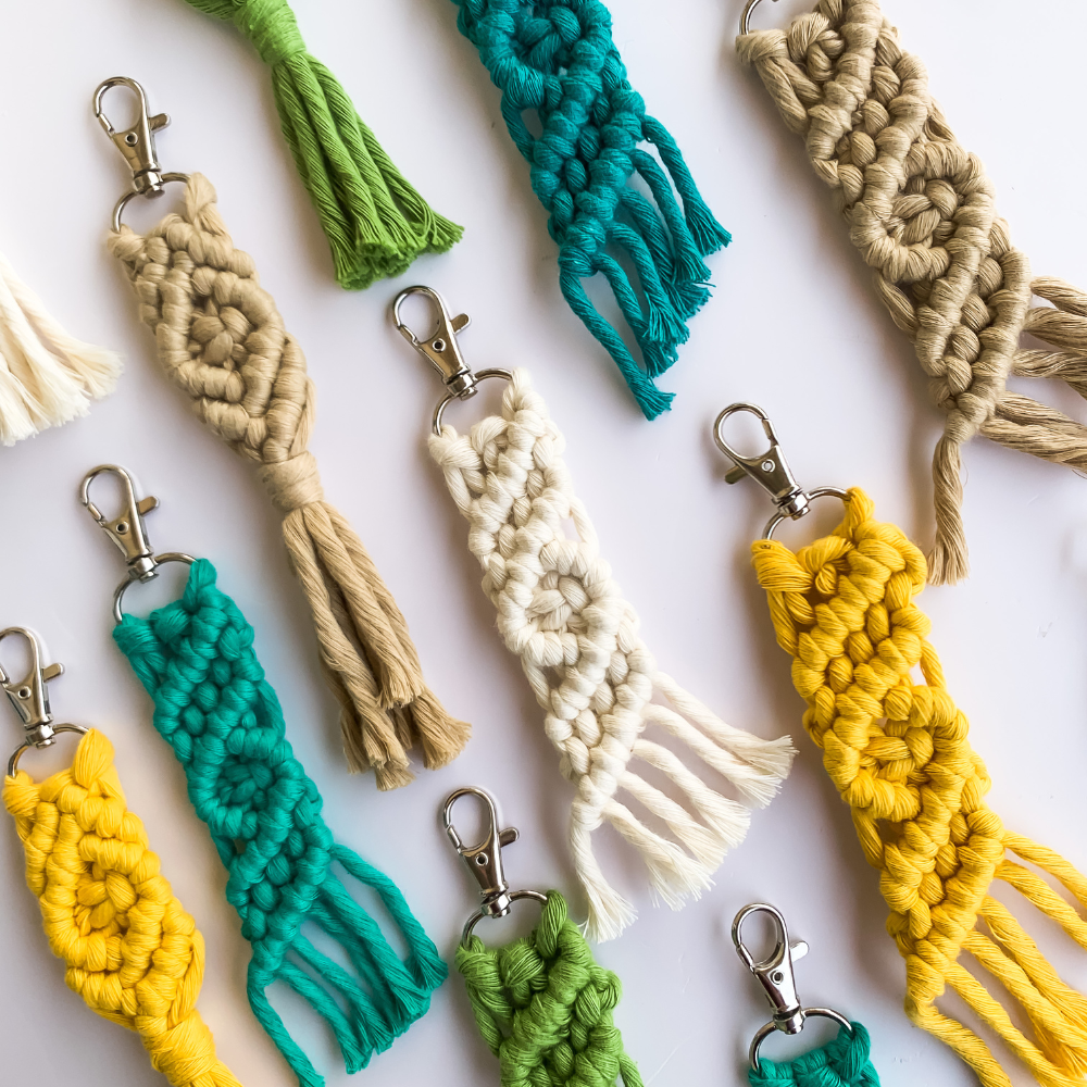 
                  
                    Macrame Keychain
                  
                