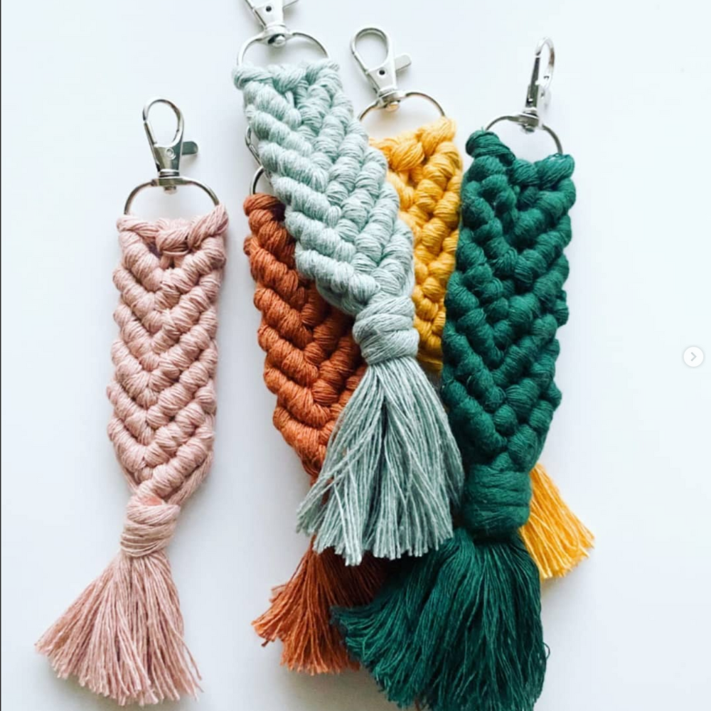 
                  
                    Macrame Keychain
                  
                