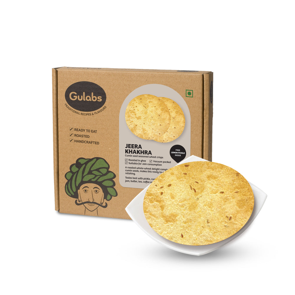 Gulabs Jeera Khakhra (250g)