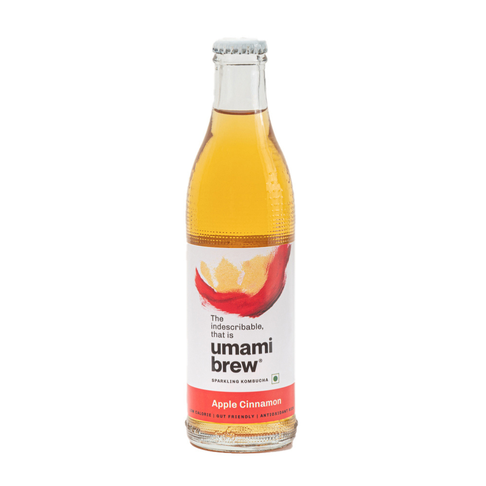 Umami Brew Sparkling Kombucha - Apple Cinnamon (250ml)