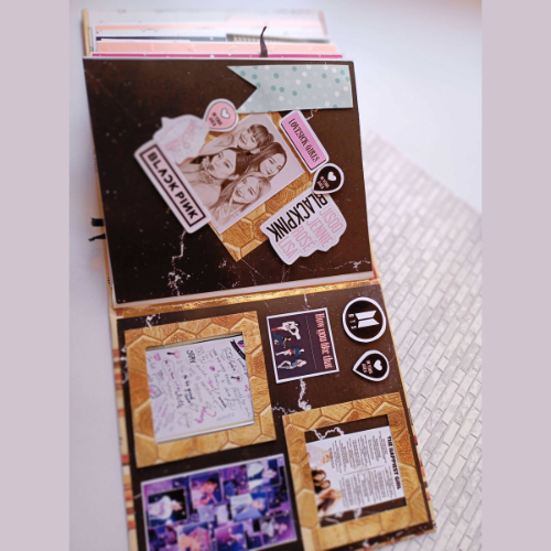 
                  
                    Kpop BTS Blackpink personalised with photo Scrapbook for girls
                  
                