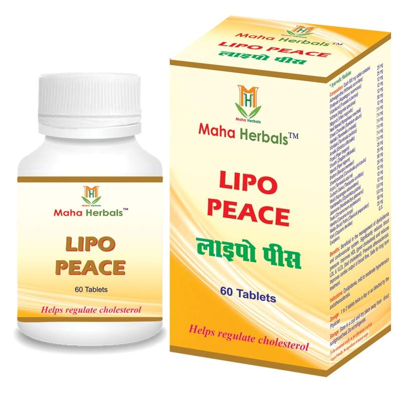 Maha Herbals Lipo Peace Tablets (60 Tablets)