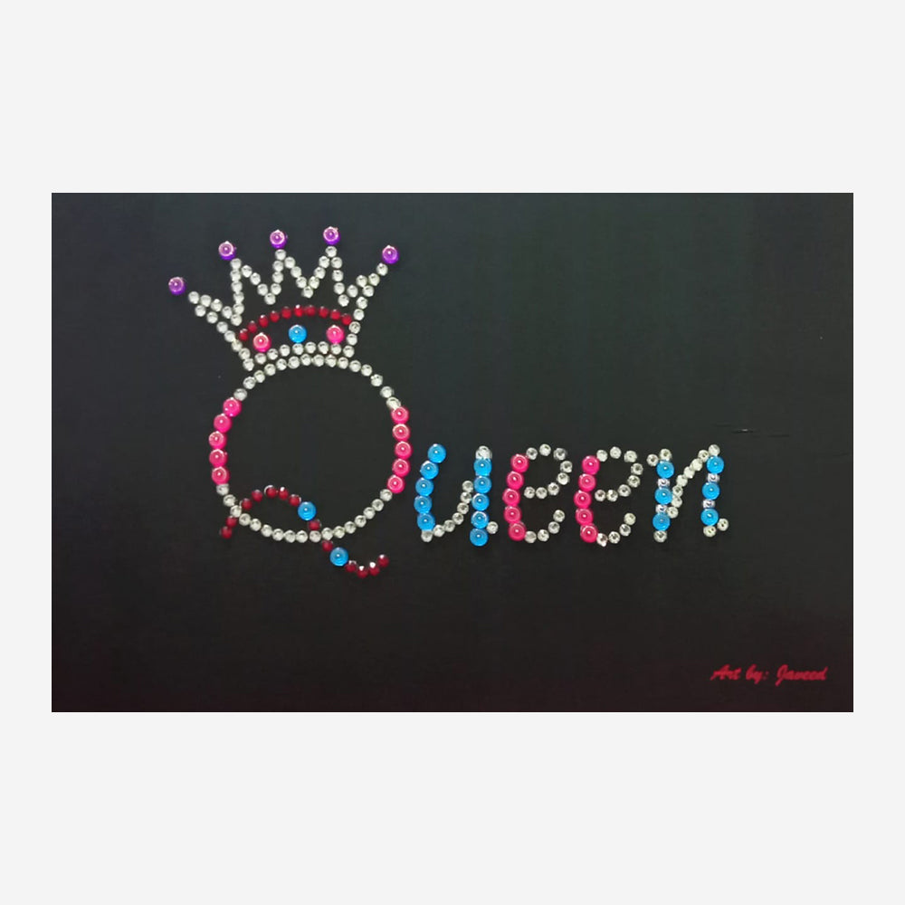 Luxury Queen logo with crown design