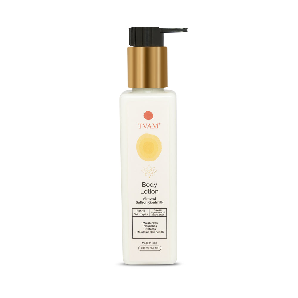 TVAM Almond, Saffron & Goat's Milk Body Lotion (200ml)